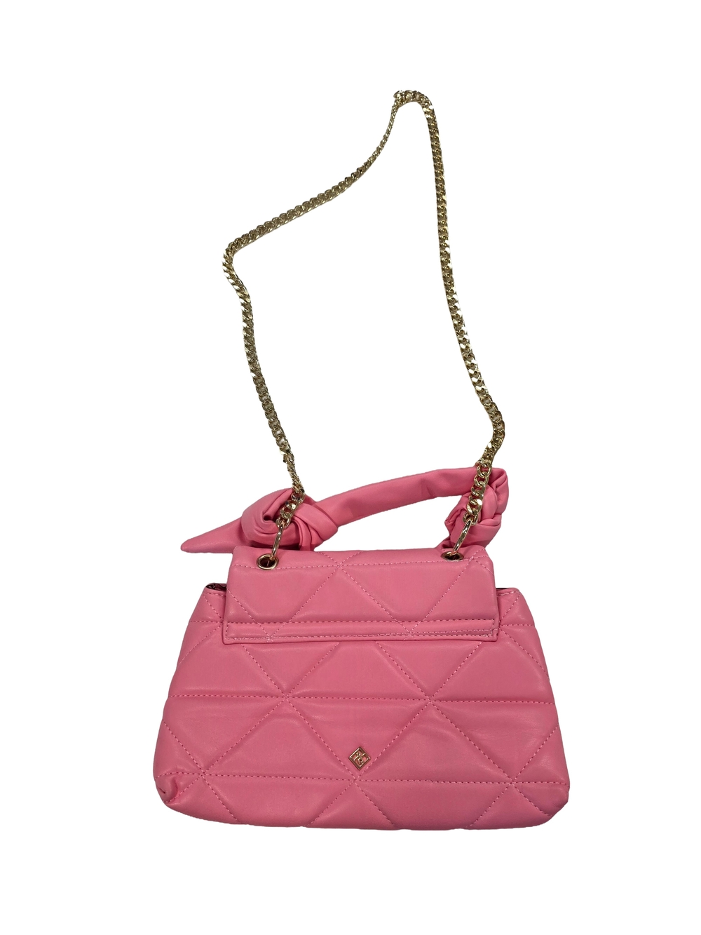 Call It Spring Pink Quilted Crossbody Bag with Knot Handles - Picture 2 of 7